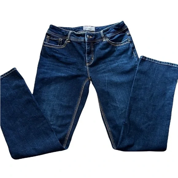 CHICOS STRAIGHT LEG SO SLIMMING JEANS size 0/6 - Picture 2 of 10